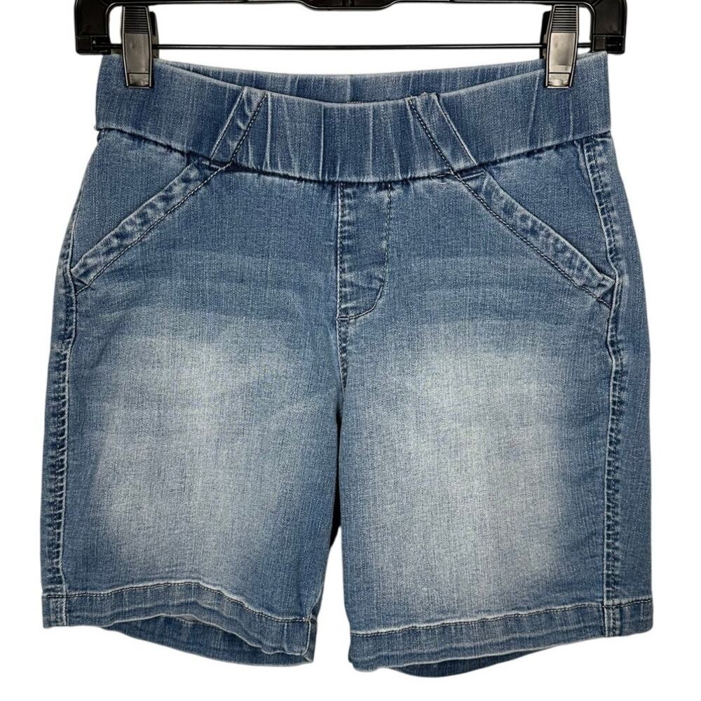Jag Jeans The Classic Fit Blue Denim Cotton Blend Shorts Women's 2